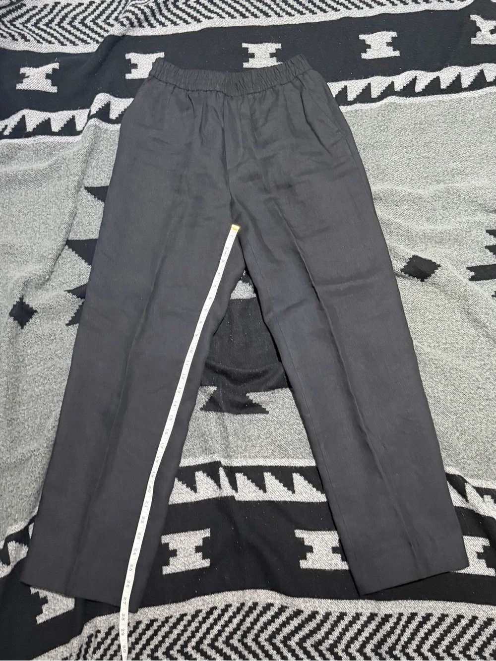 Suit supply Men's dark navy wide leg Pants size 28